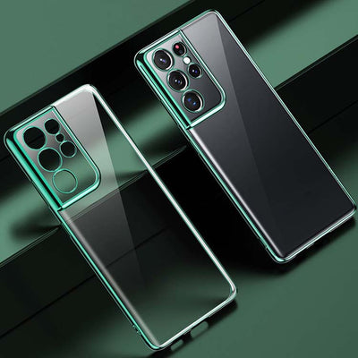 Funda Transparente S21 Electrochapada Ultra Delgada Antigolpes - Image 16