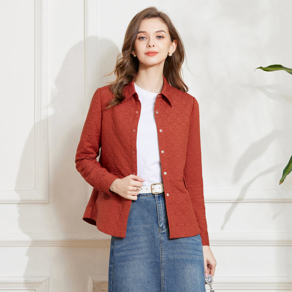 Chaqueta Acolchada de Algodón para Mujer - Diseño Minimalista