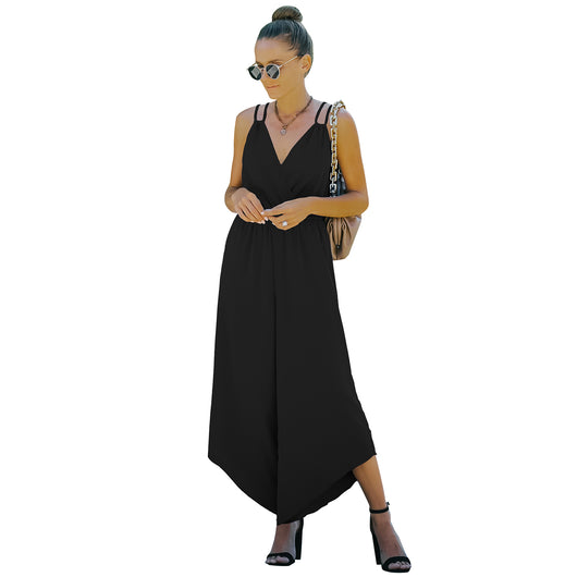 Jumpsuit Deportivo de Color Liso Estilo Europeo y Americano - Image 5