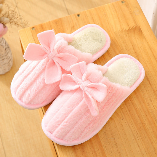 Pantuflas de Algodón con Moño para Otoño e Invierno - Image 6