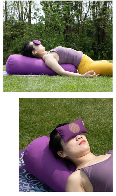 Almohada Cilíndrica de Yoga Suave y Removible - Soporte Cómodo para Descanso - Image 11