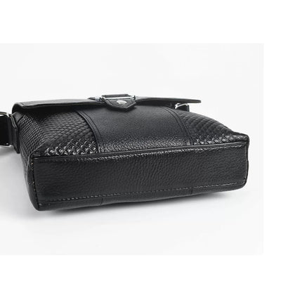 Bolsa Bandolera de Cuero Genuino para Hombre - Piel de Res Premium - Image 11
