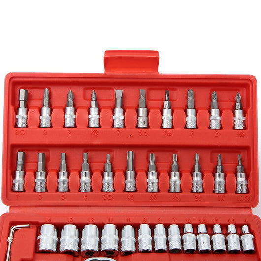 Juego de Llaves de Tubo y Trinquete Profesional para Reparaciones - Image 9