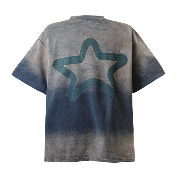 Camiseta Masculina Tie-Dye Degradê Manga Curta