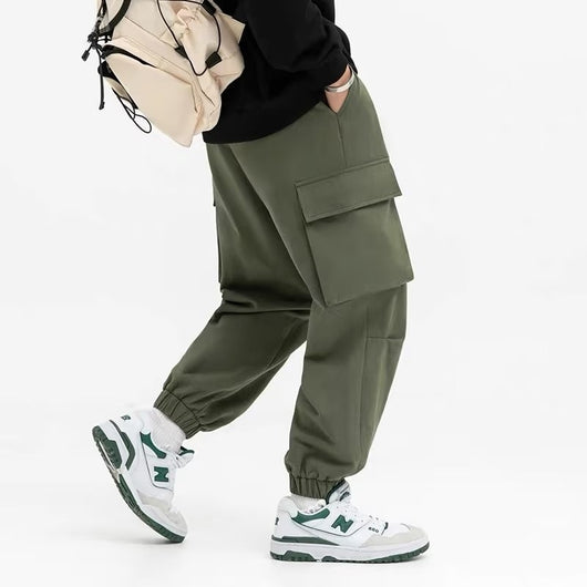 Pantalones Cargo Sueltos Ajustados para Hombre - Moda Contemporánea - Image 10