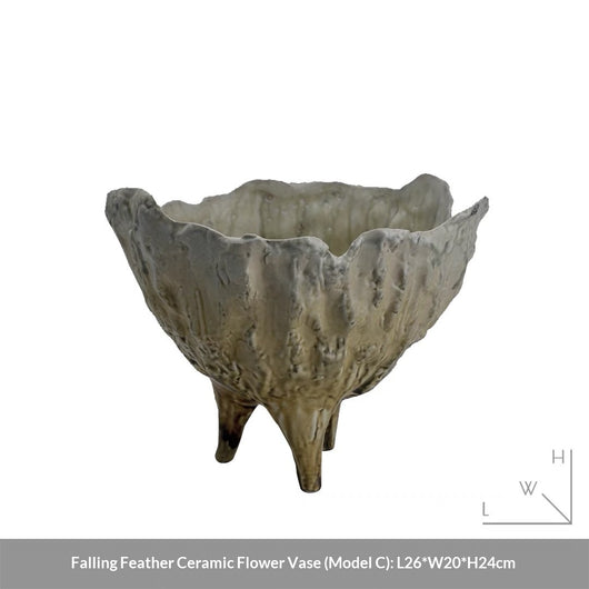 Jarrón Artístico de Cerámica Vintage Inspirado en Wabi-sabi - Image 15