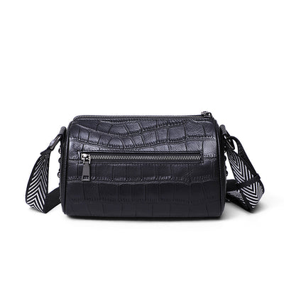 Bolsa Mensajera de Cuero con Correa Ancha - Estilo Casual - Image 5