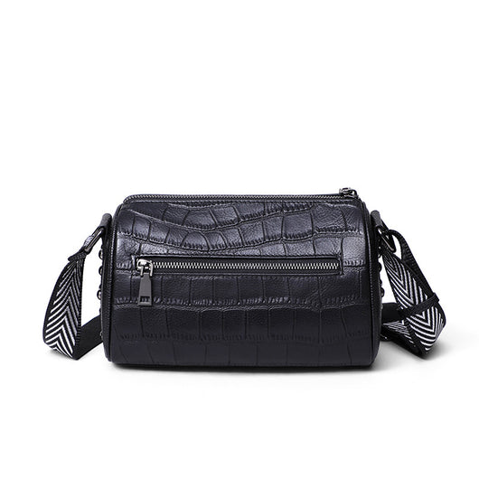 Bolsa Mensajera de Cuero con Correa Ancha - Estilo Casual - Image 5