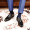 Zapatos de Cuero Británicos para Hombre - Elegancia Formal y Casual