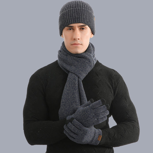 Conjunto Invernal de 3 Piezas: Gorro, Bufanda y Guantes de Lana Gruesa Multicolor - Image 10