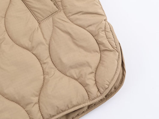 Chaqueta Acolchada Impermeable con Capucha para Mujer - Versátil y Cómoda - Image 11