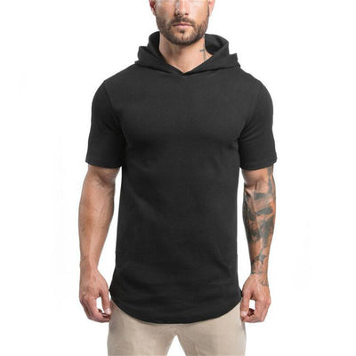 Playera Muscle Slim Fit Hombre Algodón Transpirable Diseño Liso - Image 3