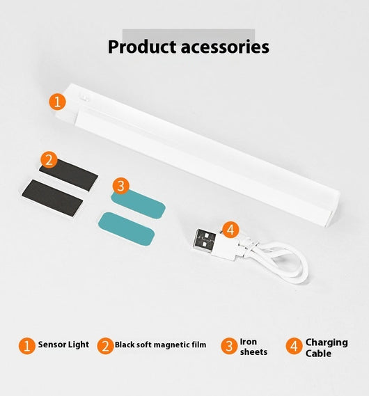 Lámpara LED con Sensor Infrarrojo y Carga Magnética para Armario, Vinoteca y Dormitorio - Image 9