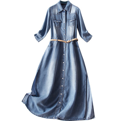 Vestido Tencel Boutique Estilo Sastre - Image 14