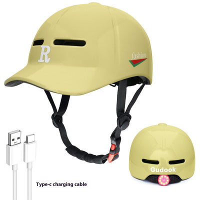 Casco de Ciclismo con Luz de Advertencia Integrada Duck Tongue - Image 6