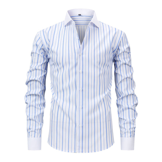 Camisa Ejecutiva de Manga Larga con Cuello Windsor, Stretch y Resistente a Arrugas - Image 10