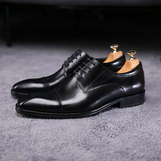 Zapatos de Cuero Casual con Punta Cuadrada 3D - Image 7