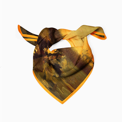 Pañuelo de Seda Twill con Amarre Elegante - Cuadrado Pequeño para Mujer - Image 7