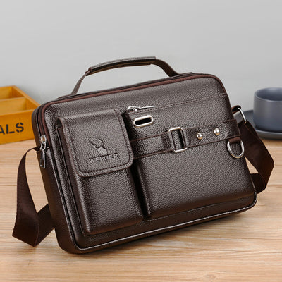 Bolso Bandolera Casual para Hombre con Diseño Oblicuo - Image 17