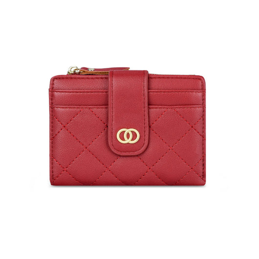 Billetera Compacta Bordada para Mujer con Múltiples Compartimentos - Image 14