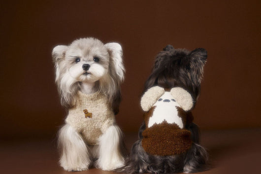 Chaleco Tejido para Perros Schnauzer y Bichón - Diseño 3D con Orejas - Image 19