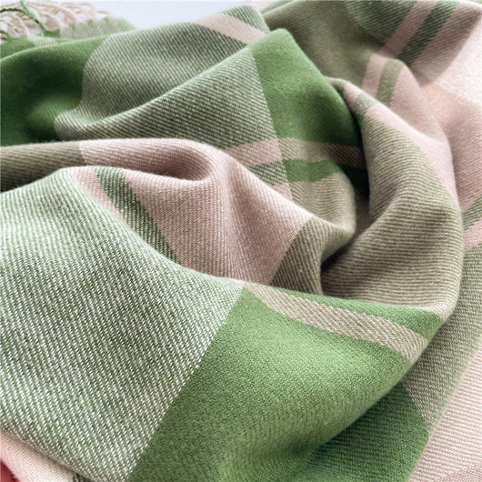 Bufanda Escocesa Coreana Unisex - Abrigo Cálido para Otoño e Invierno - Image 14