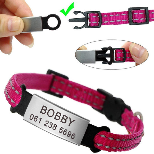 Collar para Perro con Campana y Placa de Identificación Personalizada con Foto - Image 3
