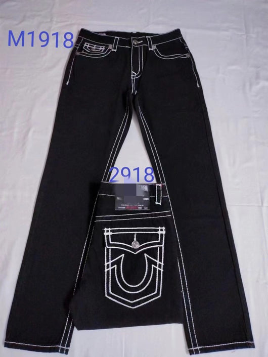Jeans Elásticos Talla Grande con Líneas Gruesas de Moda - Image 18