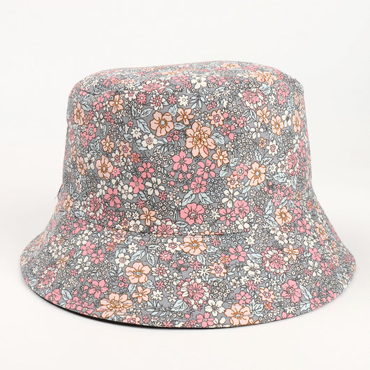 Sombrero Cubo Pescador Estampado Doble Cara con Diseño Crisantemo - Image 12