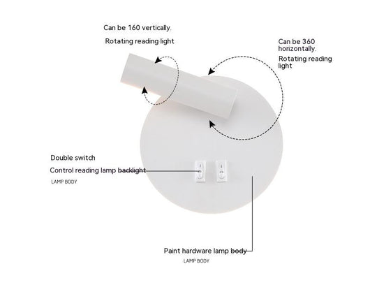 Lámpara LED de Pared Minimalista para Mesita de Noche - Image 12