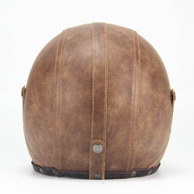 Casco Retro Semiabierto Four Seasons en Cuero - Image 15