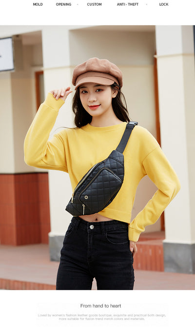 Bolso Bandolera Mujer con Bordado Rombos PU Casual - Image 10
