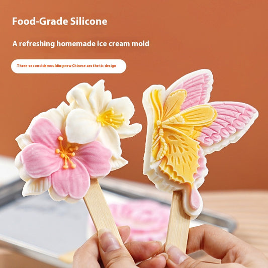 Molde de Silicona Comestible Estilo Antiguo para Helados Artesanales