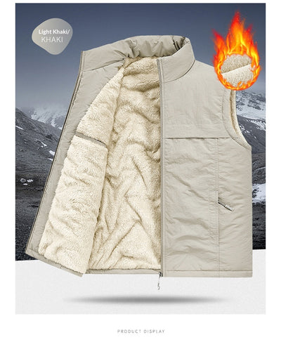 Chaleco Reversible Térmico para Hombre - Forro Polar Grueso y Cálido - Image 25
