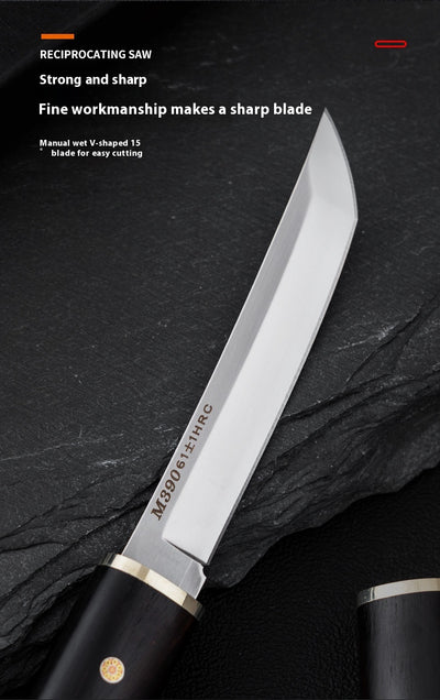 Cuchillo de Frutas Japonés Acero Damasco M390 - Image 15