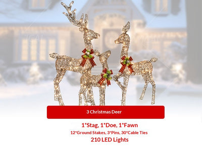 Lámpara Decorativa LED Reno Navideño con Luz Brillante - Image 12