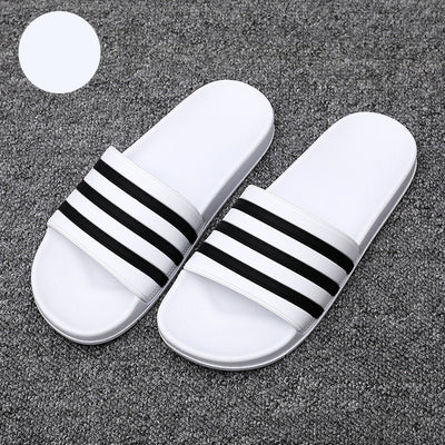 Pantuflas de Baño Antideslizantes con Rayas Suaves - Cómodas para Casa - Image 3