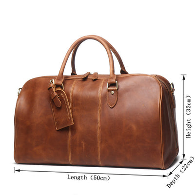 Bolsa de Viaje Crossbody de Cuero para Hombre - Image 5