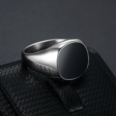Anillo Cuadrado Negro para Hombre Coolx - Image 9
