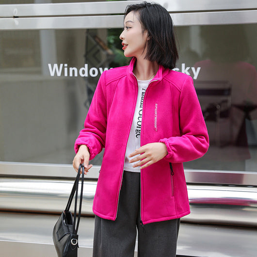 Chaqueta Polar para Mujer - Abrigo Deportivo y Casual Versátil - Image 4