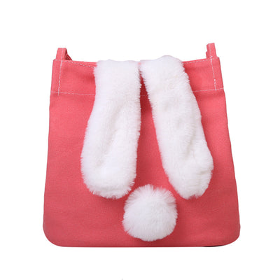 Bolsa de Lona para Mujer con Diseño de Conejo Kawaii - Bolso de Hombro Grande - Image 8