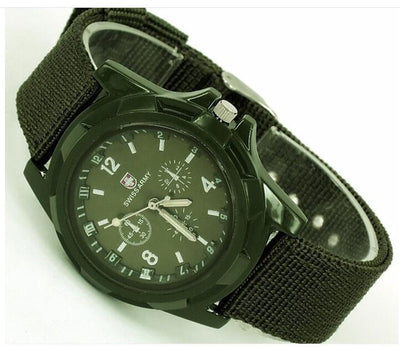 Reloj Militar Deportivo con Correa Tejida - Movimiento de Cuarzo Profesional - Image 19