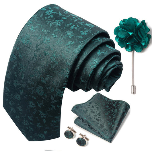 Combo Corbata, Traje y Pañuelo de Bolsillo para Hombre - Juego 8 - Image 109