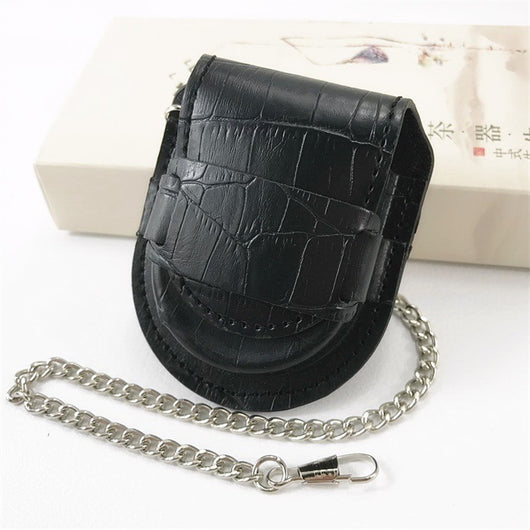 Reloj Vintage de Cuarzo con Patrón de Bambú - Diseño Clásico Unisex con Estuche de Cuero - Image 5