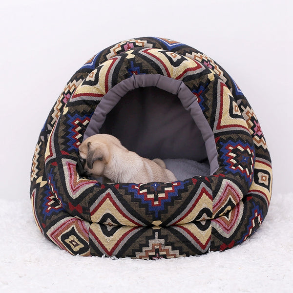 Cama Ortopédica para Perros y Gatos - Nido Cómodo Pequeño y Grande