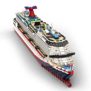 Set de Bloques de Construcción Crucero de Lujo Compatible - Barco de Ensueño