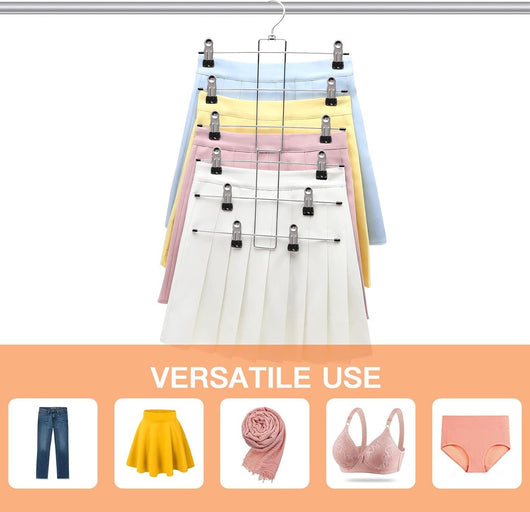 Organizador Invisible de Pantalones y Faldas - Perchero Multicapa Acero Inoxidable - Image 11