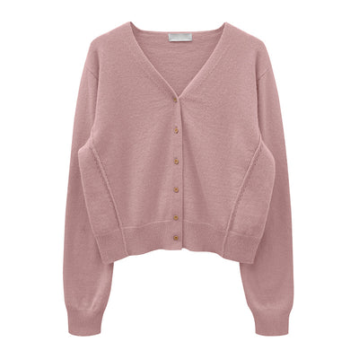 Cardigan Tejido V-neck Versátil para Mujer - Image 17