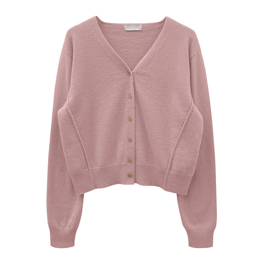 Cardigan Tejido V-neck Versátil para Mujer - Image 17