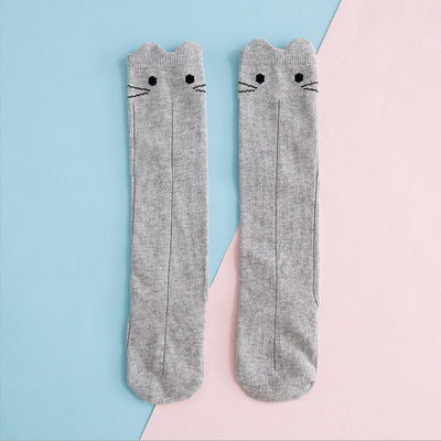 Calcetines Largos de Algodón Suave para Niños - Hasta la Rodilla - Image 8